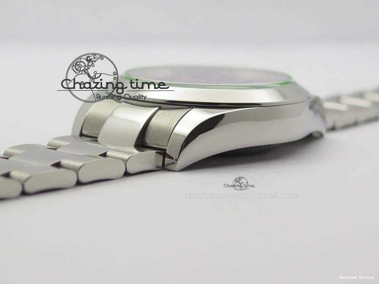 0518 Fashionable Milgauss 116400 GV JF 1:1 Green Sapphire Blue Dial On SS Bracelet A2824 V 3950